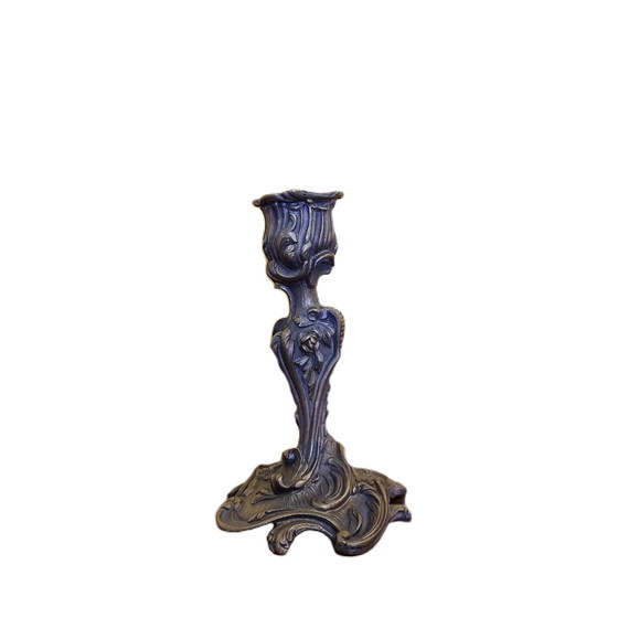 Image 1 of Classic Bronze Candlestick