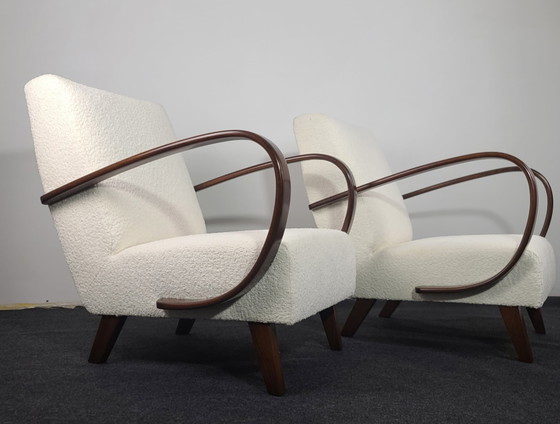 Image 1 of 2x Jindrich Halabala Armchairs