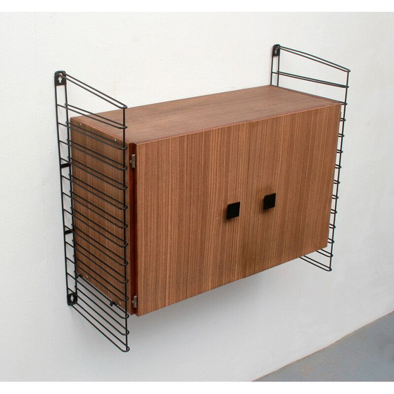 Image 1 of Vintage formica wall cabinet with double door, 1960