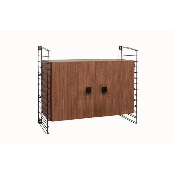 Image 1 of Vintage formica wall cabinet with double door, 1960