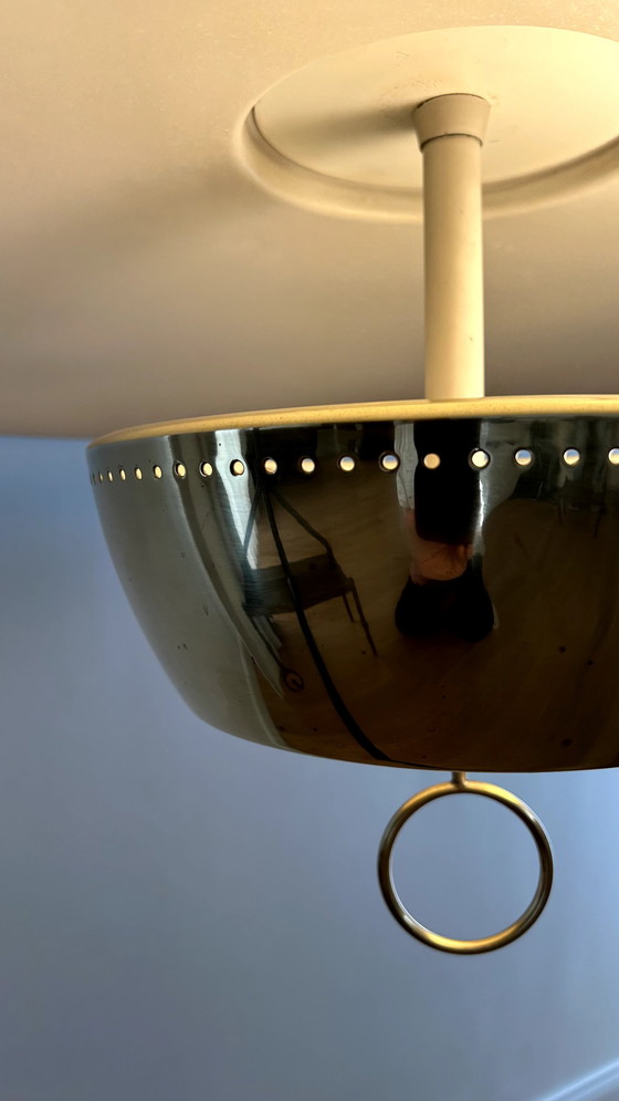 Image 1 of Stilnovo Suspension Lamp By Gaetano Sciolari