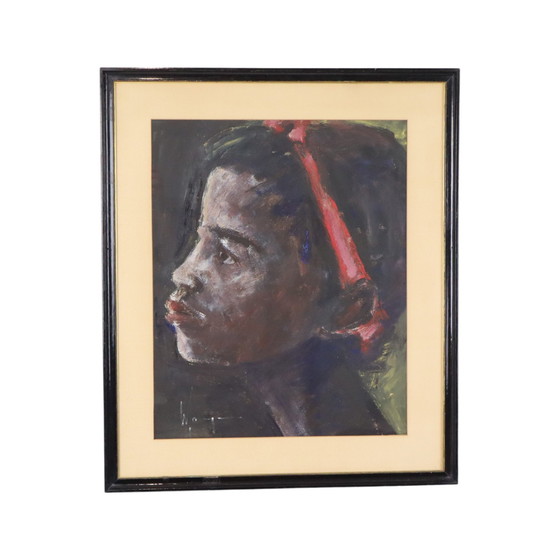 Image 1 of African Girl Art Painting