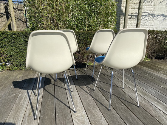 Image 1 of 4 polyester Charles & Ray Eames DSX chairs by Vitra