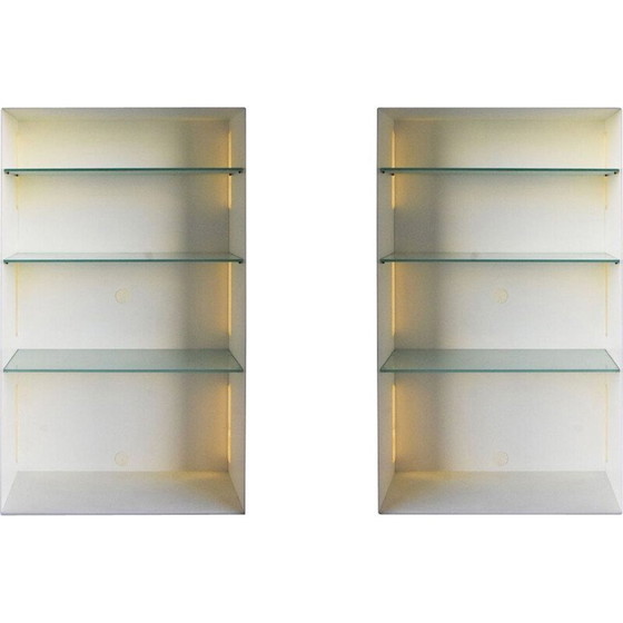 Image 1 of Pair of contemporary vintage shelves by Acerbis