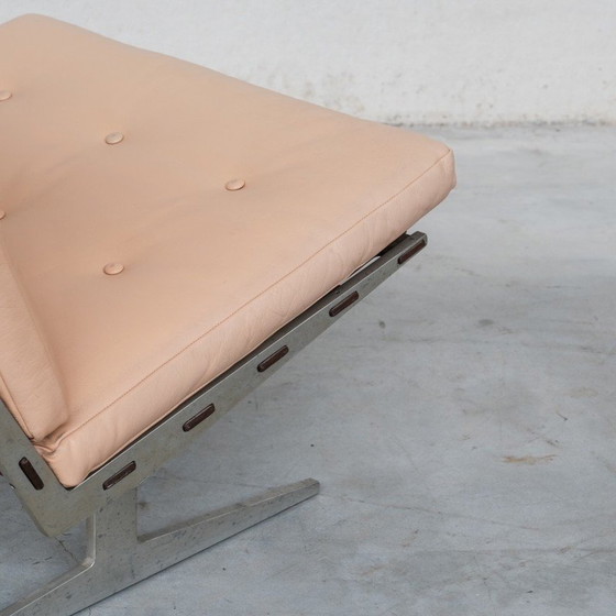 Image 1 of Vintage "Caravelle" chair in steel and leather by Paul Leidersdorff, Denmark 1960