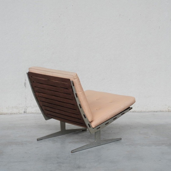 Image 1 of Vintage "Caravelle" chair in steel and leather by Paul Leidersdorff, Denmark 1960