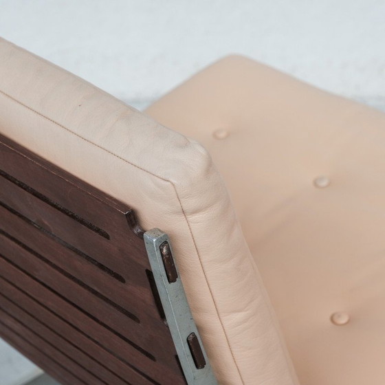 Image 1 of Vintage "Caravelle" chair in steel and leather by Paul Leidersdorff, Denmark 1960