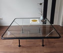 Mesa de centro posmoderna danesa de Niels Bendtsen