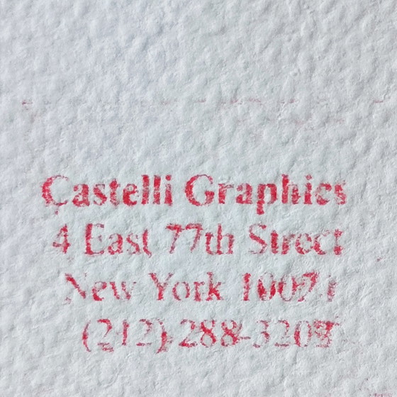 Image 1 of Vintage Roy Lichtenstein "Modern Head n.1" Limited Edition Lithograph