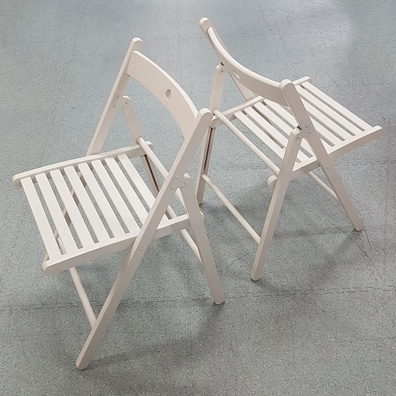 Image 1 of Chaises pliantes Mid Century, lot de 2