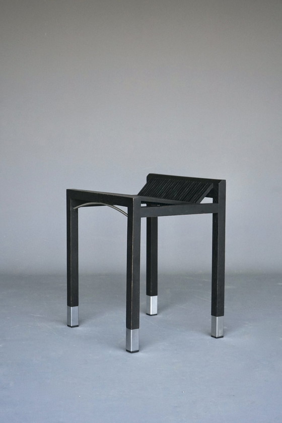 Image 1 of Minimalist Low Stool by Ruud Jan Kokke, 1970s