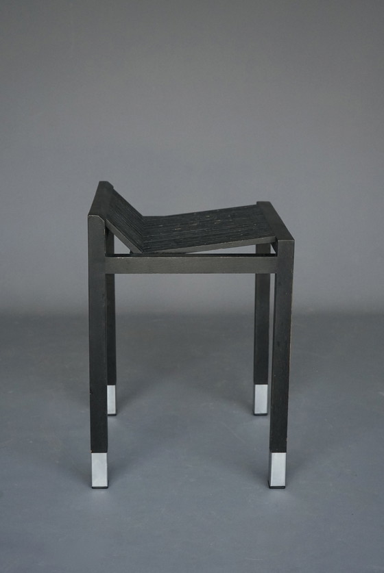 Image 1 of Minimalist Low Stool by Ruud Jan Kokke, 1970s