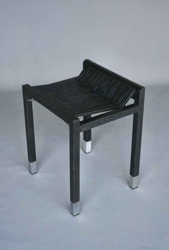 Image 1 of Minimalist Low Stool by Ruud Jan Kokke, 1970s