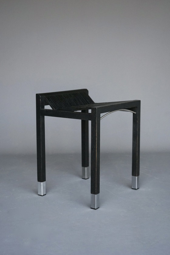 Image 1 of Minimalist Low Stool by Ruud Jan Kokke, 1970s