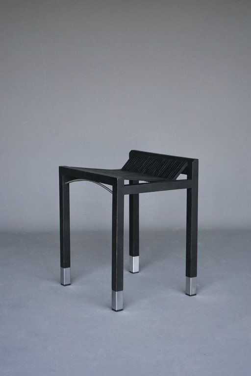 Minimalist Low Stool by Ruud Jan Kokke, 1970s