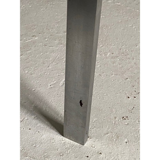 Image 1 of Vintage coffee table in brushed steel by Preben Fabricius and Jorgen Kastholm for Bo-Ex, Denmark 1960