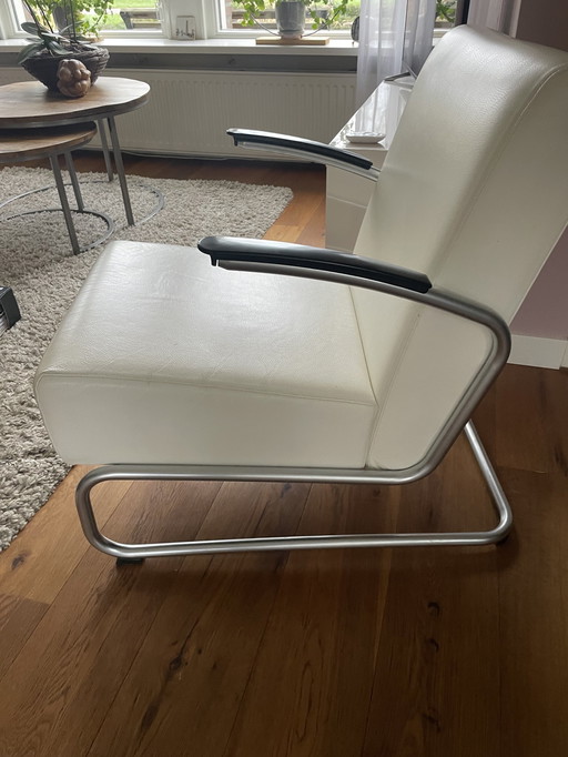 Gispen Chairs Dutch Originals 405 White Leather