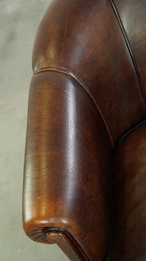 Image 1 of Dark Sheep Leather Club Chair