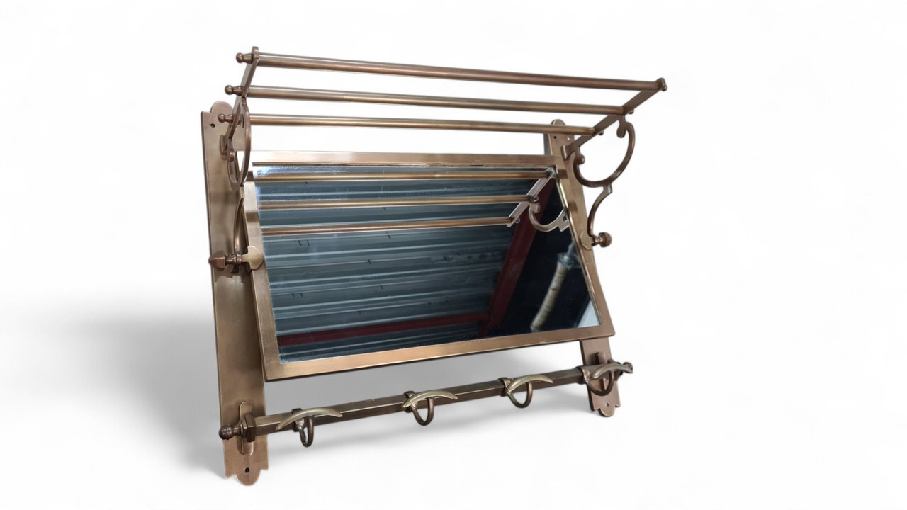 X Hall Coat Rack With Adjustable Mirror, Train Coat Rack €149