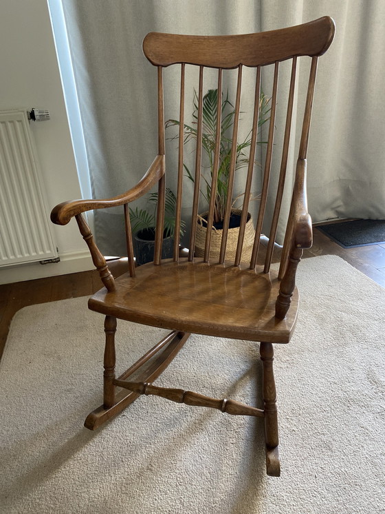 Image 1 of Wooden Rocking Chair