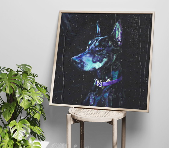 Image 1 of Edición limitada – Echelon Beast x Louis Vuitton | 100 x 100 cm | 2025 (original, 1983)