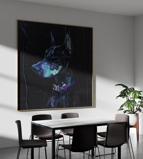 Image 1 of Edición limitada – Echelon Beast x Louis Vuitton | 100 x 100 cm | 2025 (original, 1983)