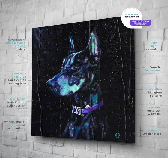 Image 1 of Edición limitada – Echelon Beast x Louis Vuitton | 100 x 100 cm | 2025 (original, 1983)