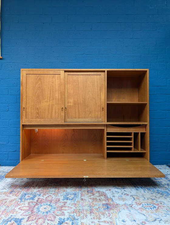 Image 1 of Vintage Wall Cabinet Hans Wegner Danish Design