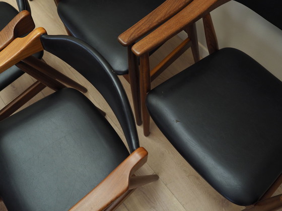 Image 1 of Set Of Six Teak Chairs, Danish Design, 1970S, Manufacture: Farstrup Møbler