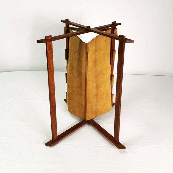 Image 1 of Vintage teak magazine rack, Denmark 1960s