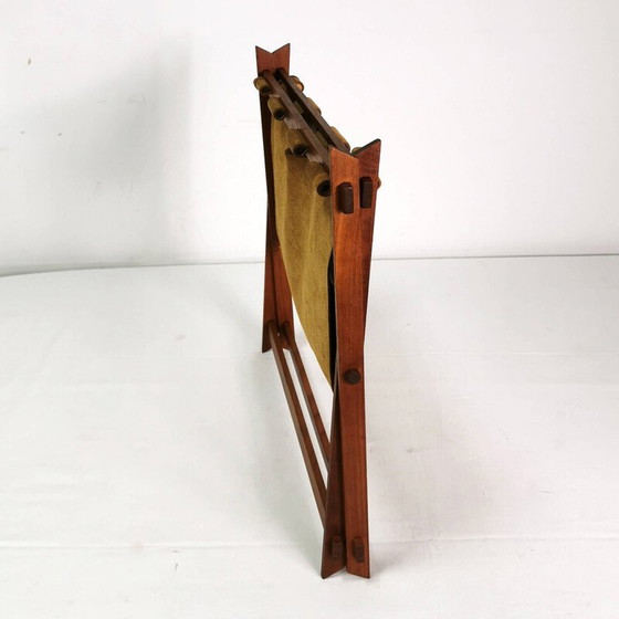 Image 1 of Vintage teak magazine rack, Denmark 1960s
