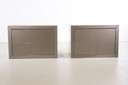 2x Table de chevet moderne métropolitaine