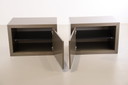 2x Table de chevet moderne métropolitaine