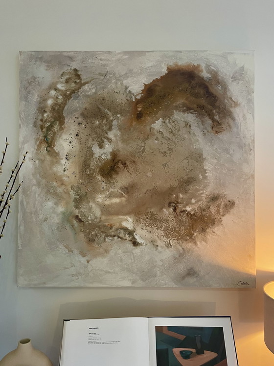 Image 1 of Lotte Collette - Painting On Canvas 90Cm X 90Cm