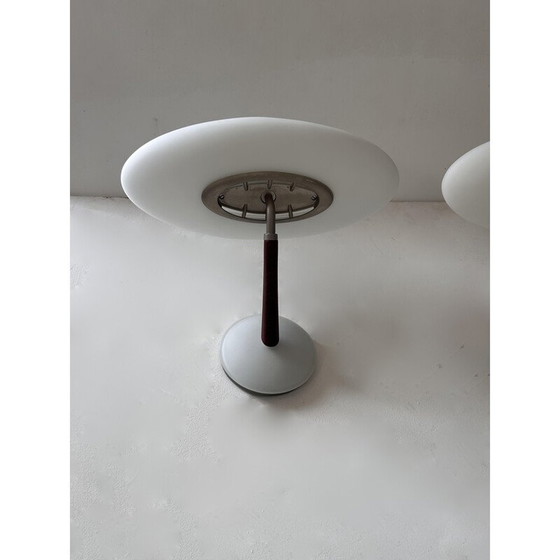 Image 1 of Pair of vintage Pao wall lamp in opaline glass by Matteo Thun for Arteluce, Italy 1990