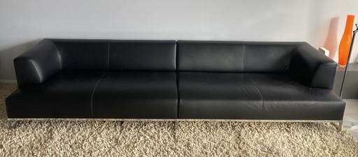 B&B Italia Solo leather sofa, 320 cm