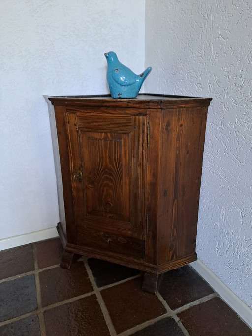 Vintage German Corner Cabinet