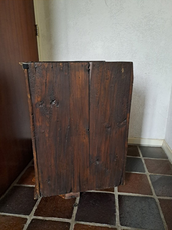 Image 1 of Vintage German Corner Cabinet