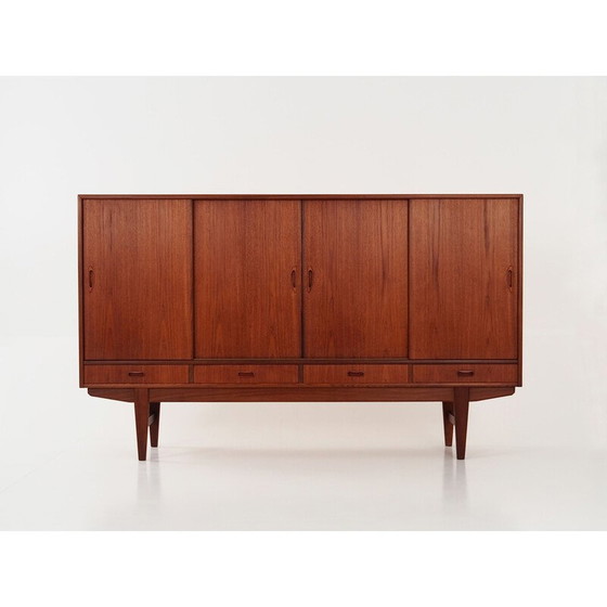 Image 1 of Vintage teak highboard, Denmark 1970s