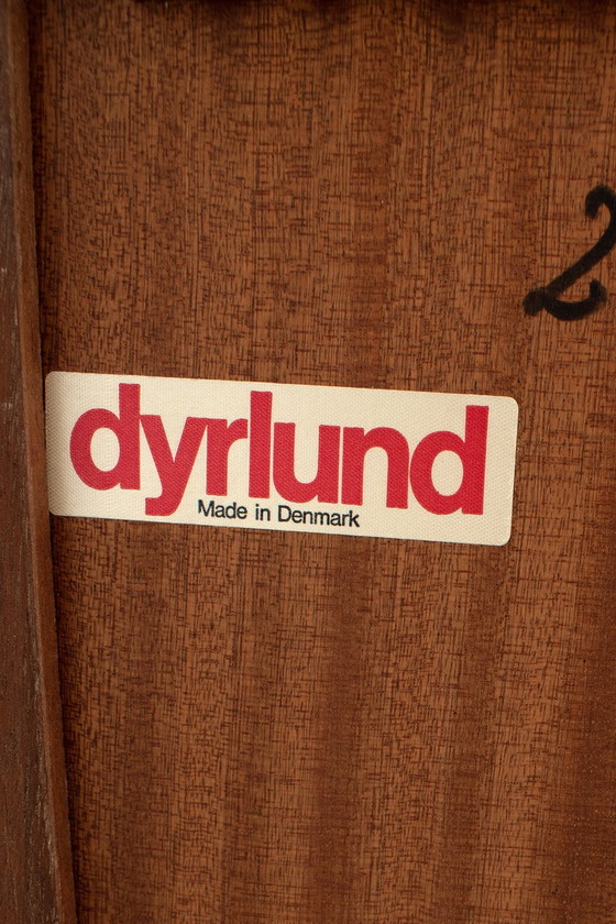 Image 1 of Danish Dyrlund cabinet with tambour doors