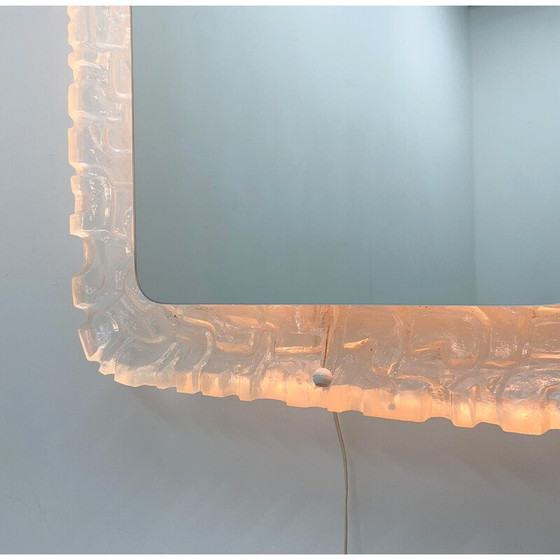 Image 1 of Vintage illuminated mirror by Erco Lucite, 1960-1970s