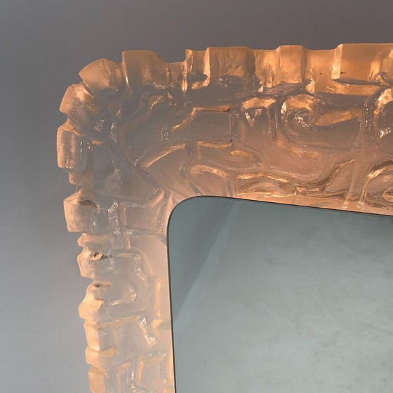 Image 1 of Vintage illuminated mirror by Erco Lucite, 1960-1970s