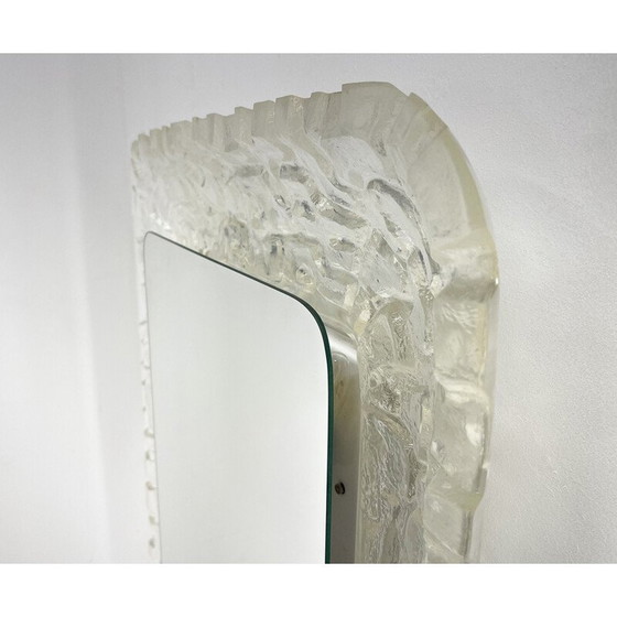 Image 1 of Vintage illuminated mirror by Erco Lucite, 1960-1970s
