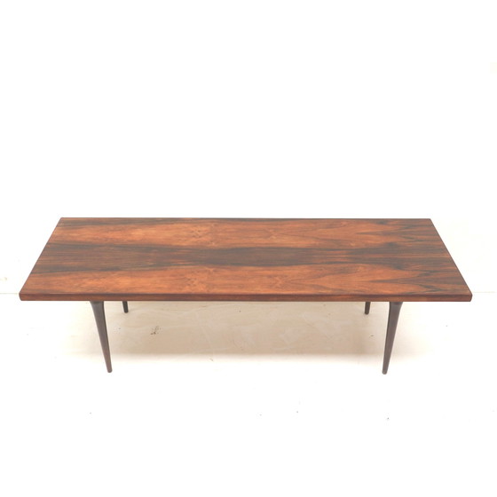 Image 1 of Large rare vintage rosewood coffee table from the 1960s