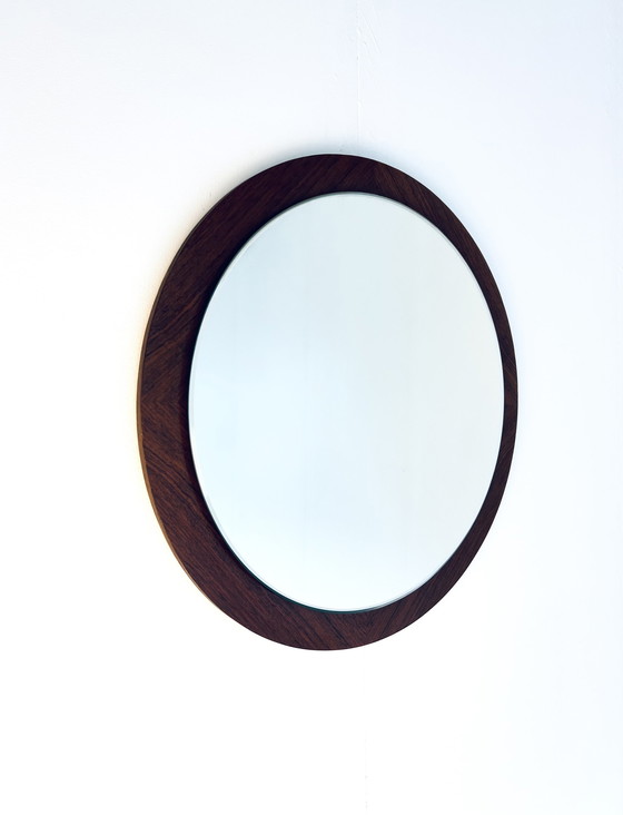 Image 1 of Danish teak mirror