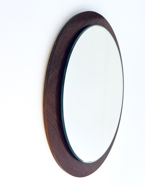 Image 1 of Danish teak mirror