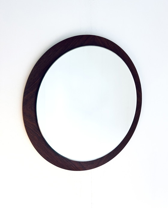 Image 1 of Danish teak mirror