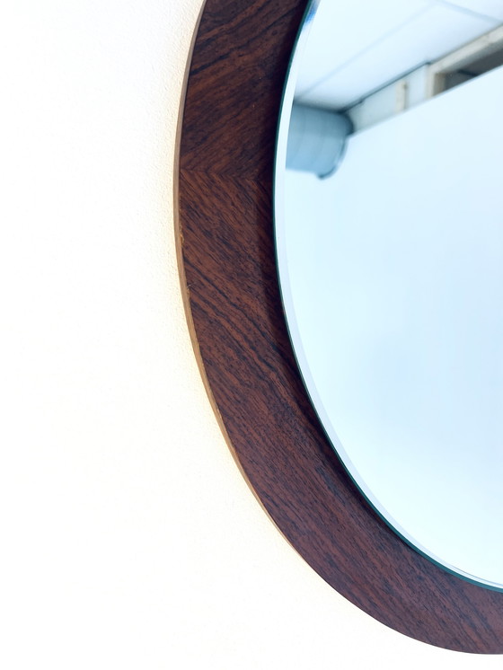 Image 1 of Danish teak mirror