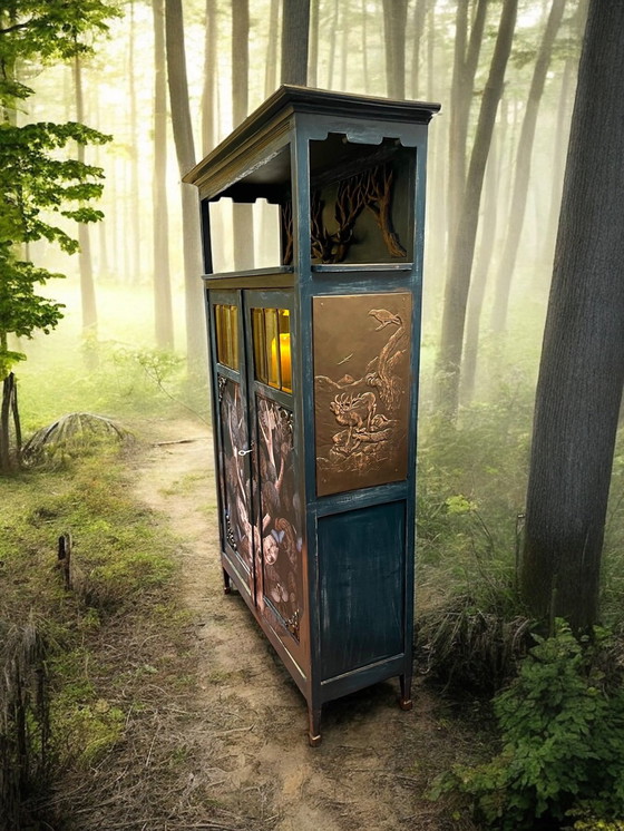 Image 1 of Oh Deer Art Deco Deer Cabinet
