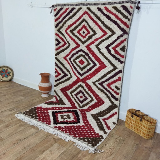 Handmade Berber wool carpet in several colors